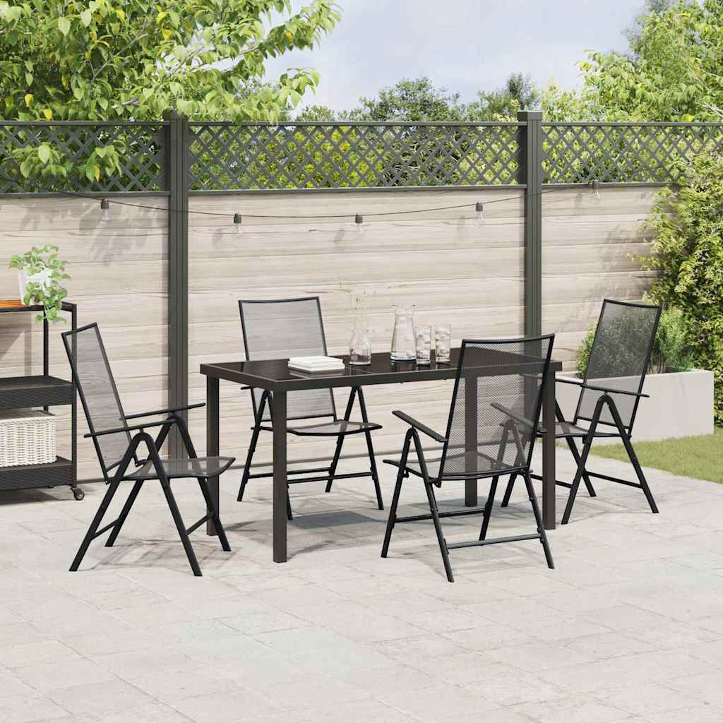 Ensemble de salle à manger pour jardin 5 pcs Anthracite - XIOS
