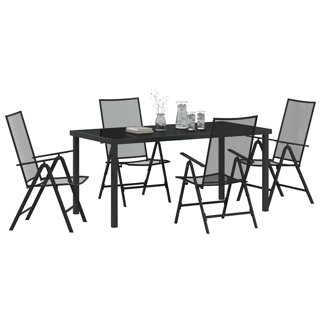 Ensemble de salle à manger pour jardin 5 pcs Anthracite - XIOS