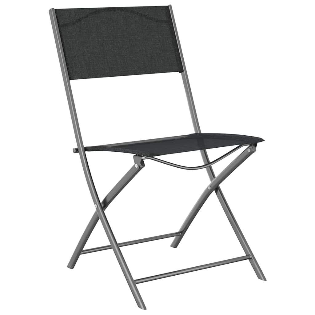 Ensemble de salle à manger pour jardin 9 pcs Noir - XIOS