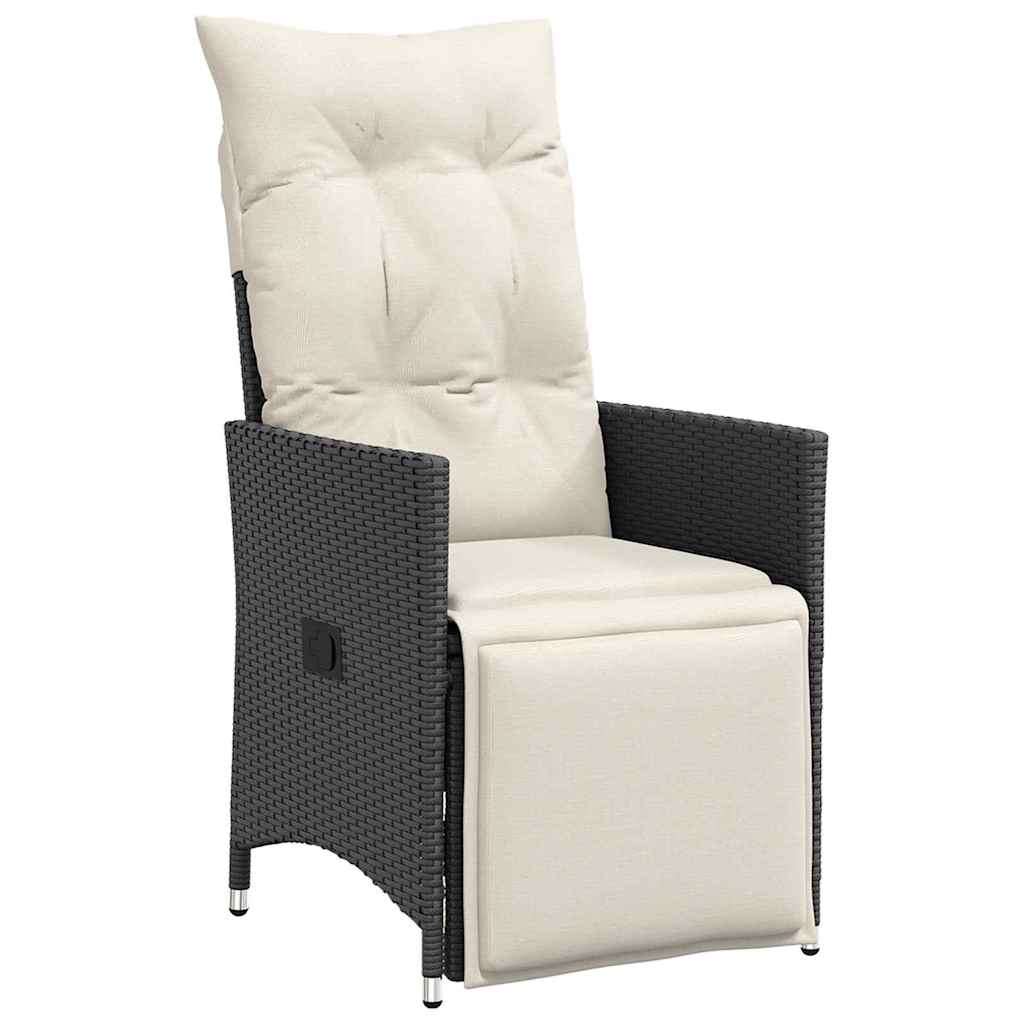 Ensemble de salle à manger pour jardin 7 pcs Noir polyrotin - XIOS