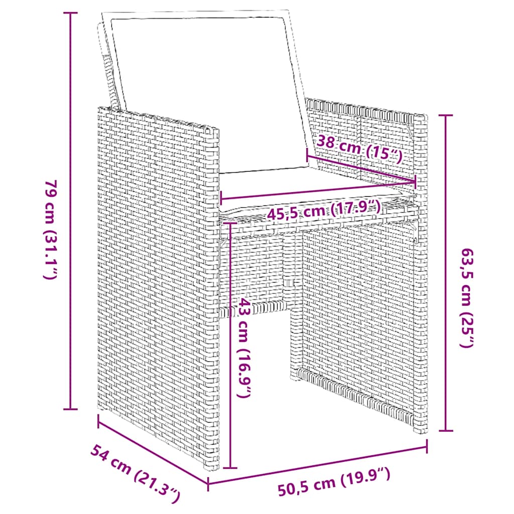 Ensemble de salle à manger pour jardin 5 pcs Beige polyrotin - XIOS