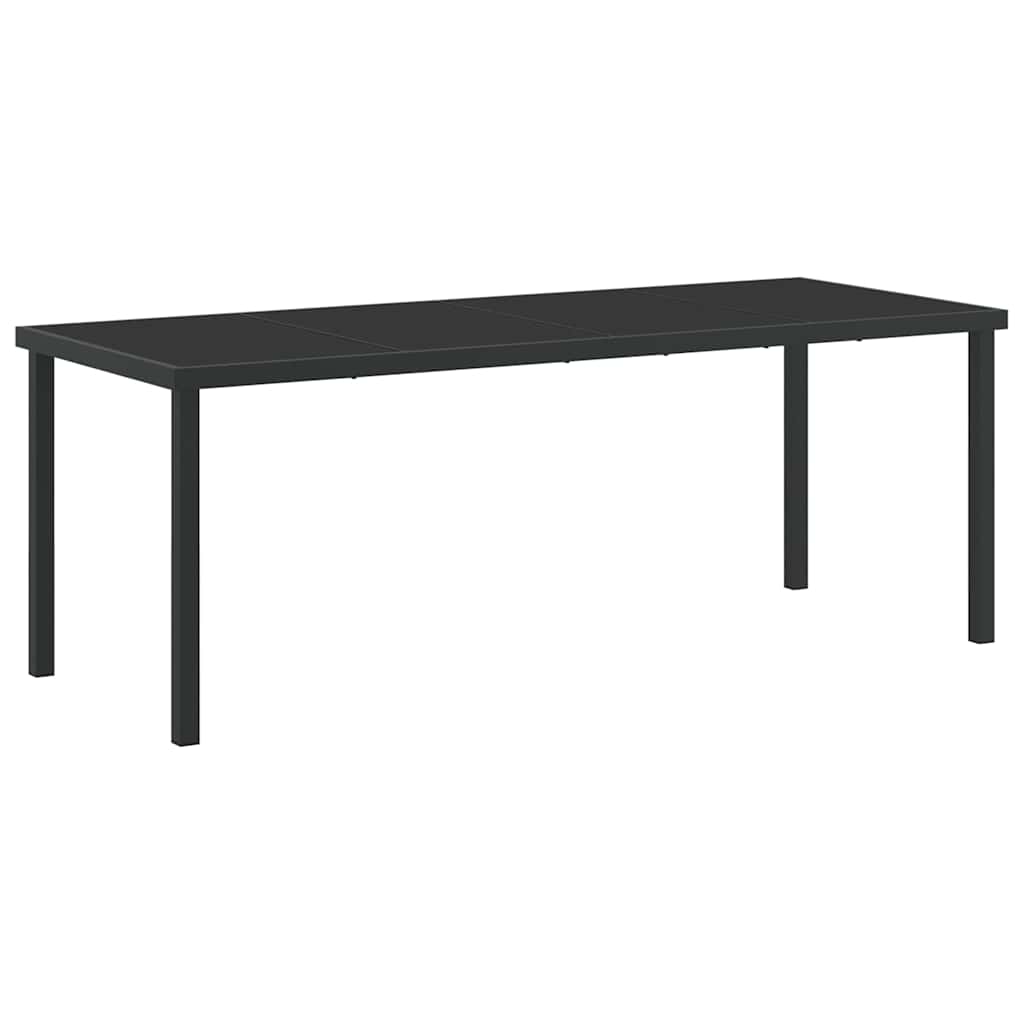 Ensemble de salle à manger pour jardin 7 pcs Noir polyrotin - XIOS