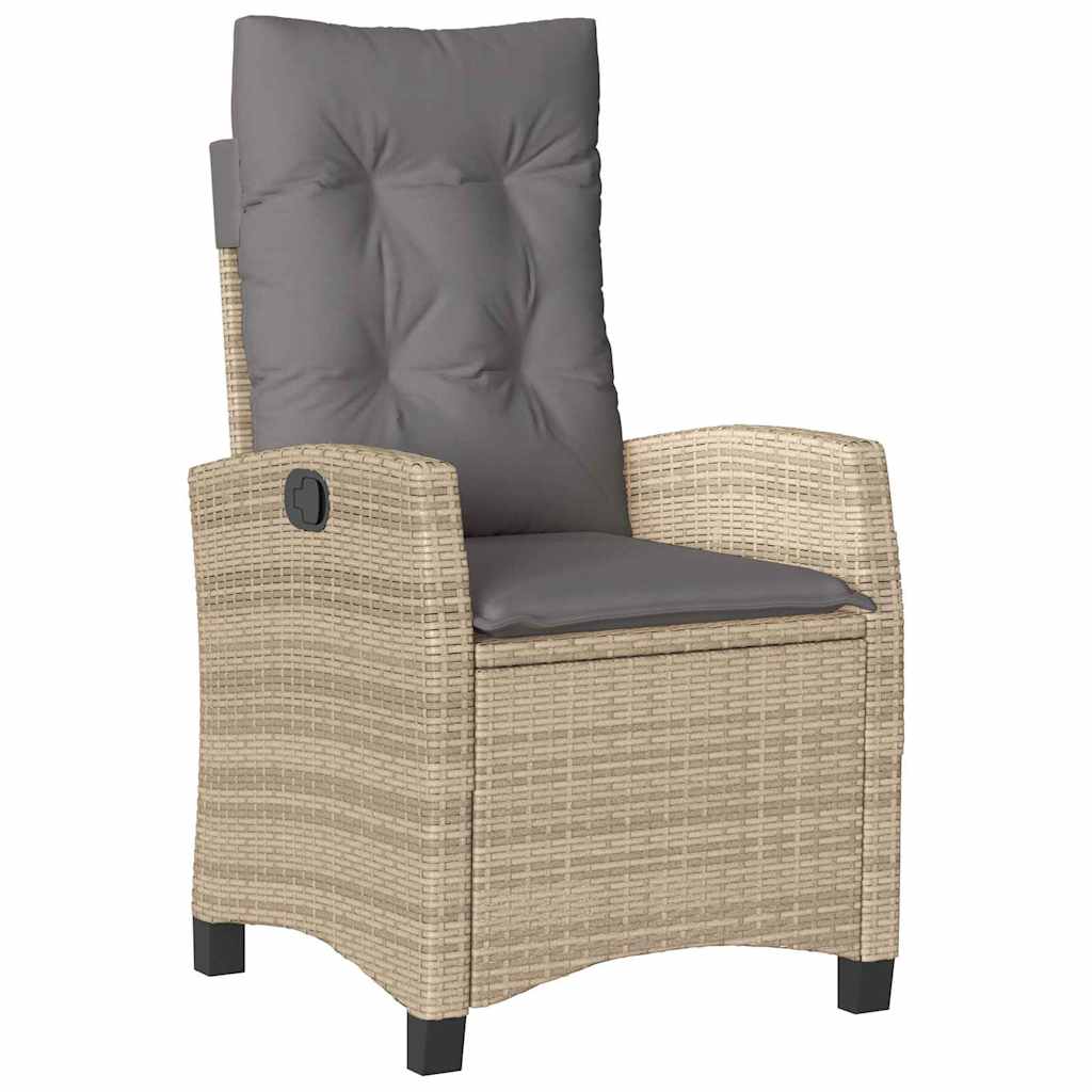 Ensemble de salle à manger pour jardin 5 pcs Beige polyrotin - XIOS