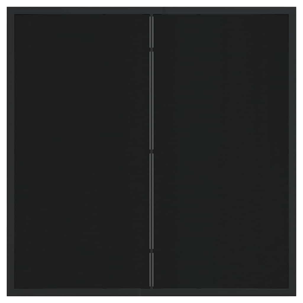 Ensemble de salle à manger pour jardin 3 pcs Noir polyrotin - XIOS