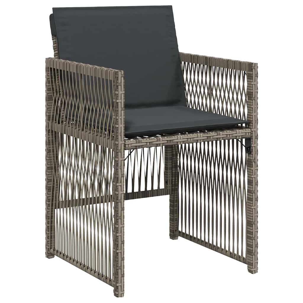 Ensemble de salle à manger pour jardin 5 pcs Gris - XIOS