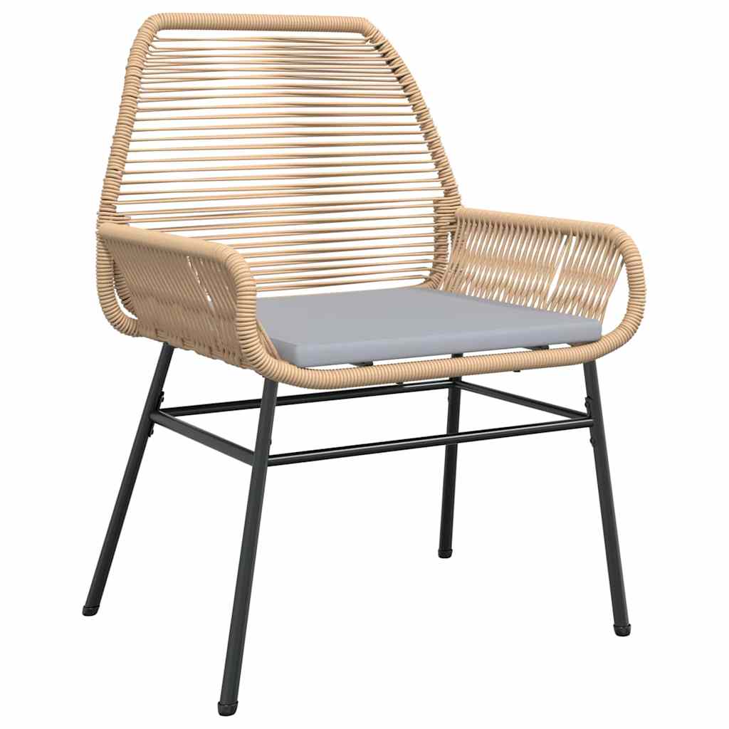 Ensemble de salle à manger pour jardin 7 pcs Marron polyrotin - XIOS