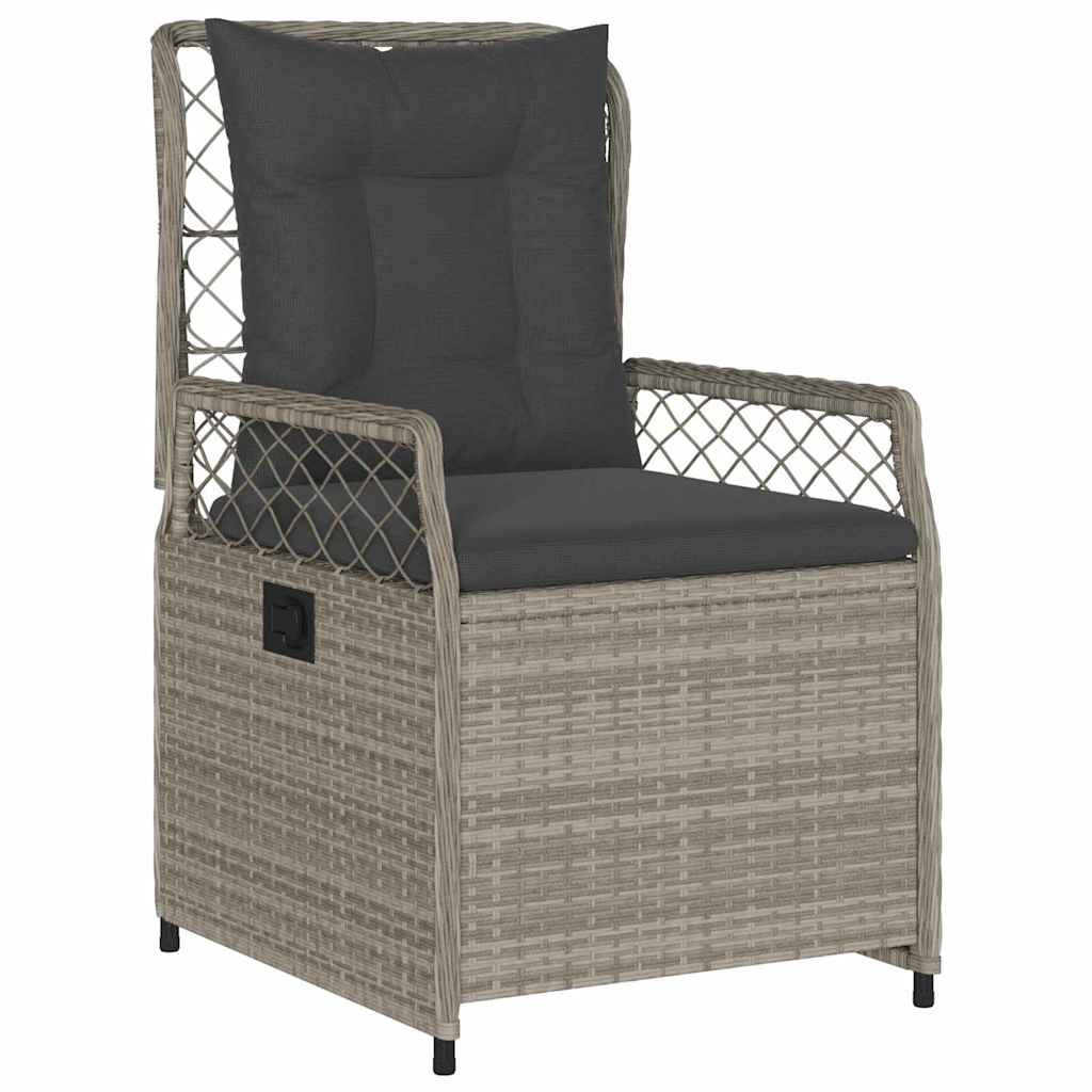 Ensemble de salle à manger pour jardin 7 pcs Gris clair - XIOS