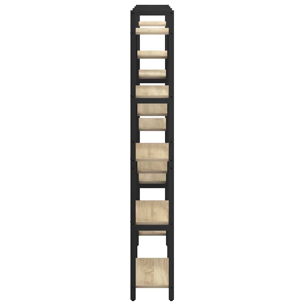 Étagère Chêne sonoma 156 x 25 x 167.5 cm Bois d'ingénierie - XIOS