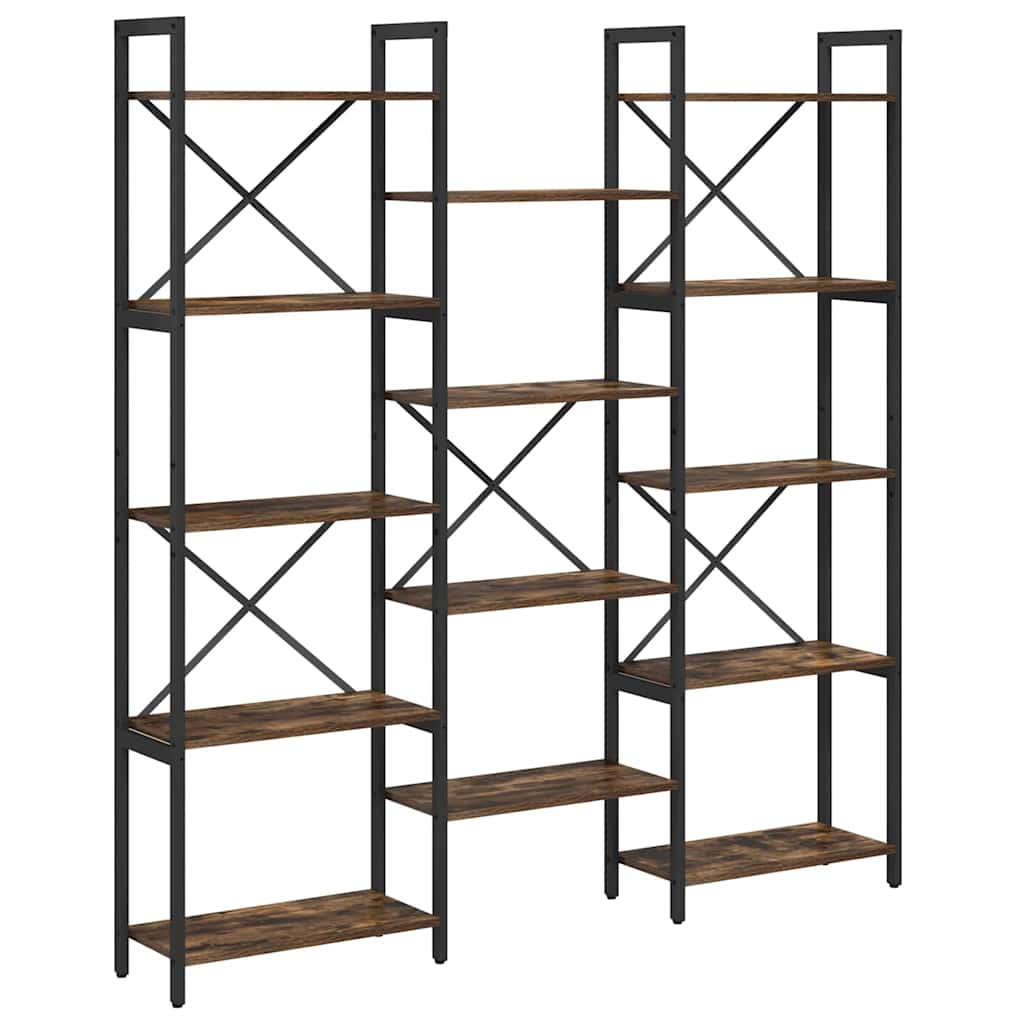 Étagère Chêne fumé 156 x 25 x 167.5 cm Bois d'ingénierie - XIOS