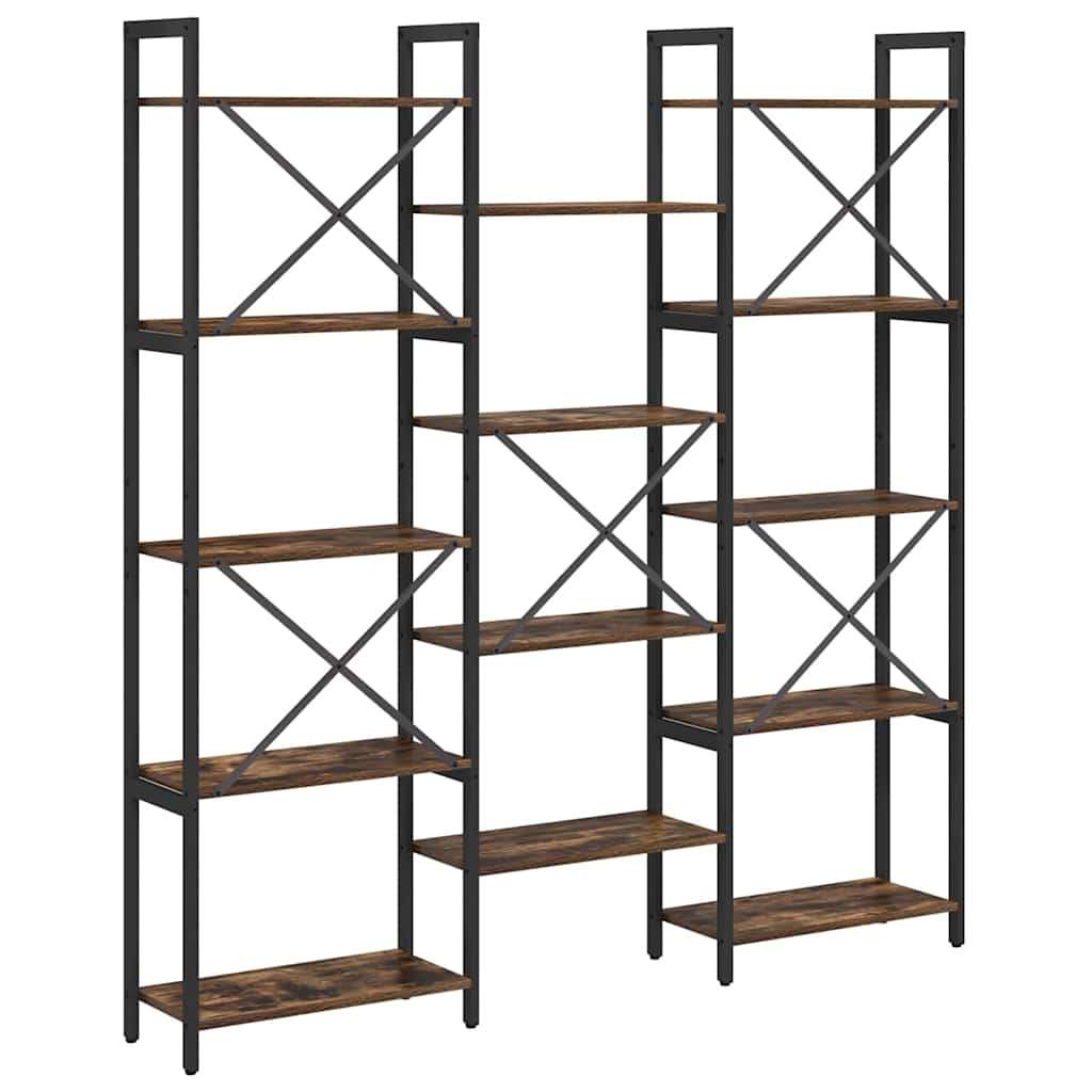 Étagère Chêne fumé 156 x 25 x 167.5 cm Bois d'ingénierie - XIOS