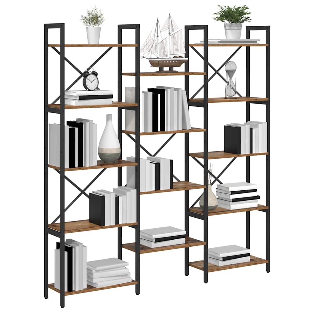 Étagère Bois ancien 156 x 25 x 167.5 cm Bois d'ingénierie - XIOS