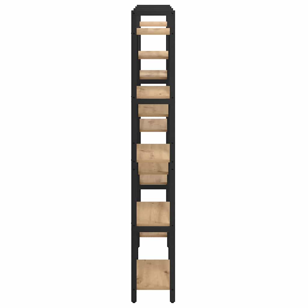 Étagère chêne artisanal 156 x 25 x 167.5 cm Bois d'ingénierie - XIOS