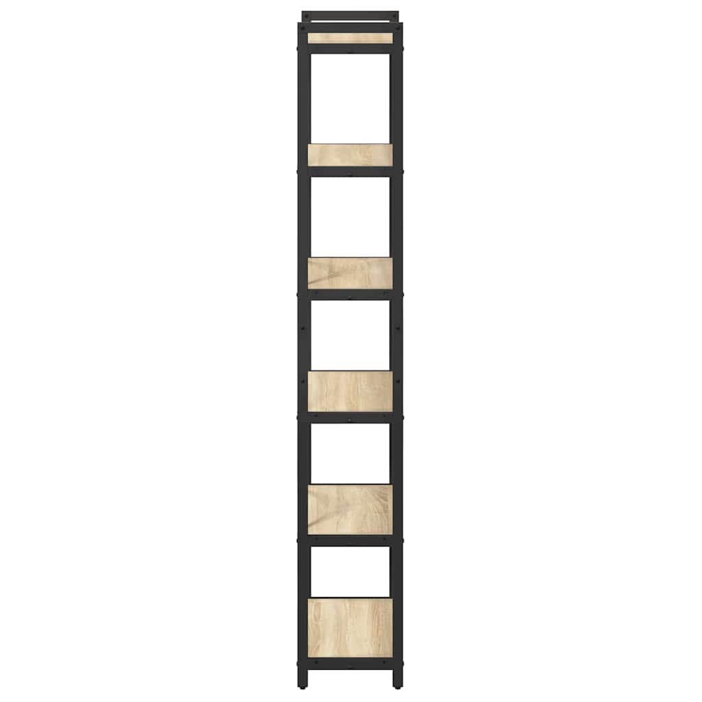 Bibliothèque Chêne sonoma 40 x 30 x 188 cm Bois d'ingénierie - XIOS