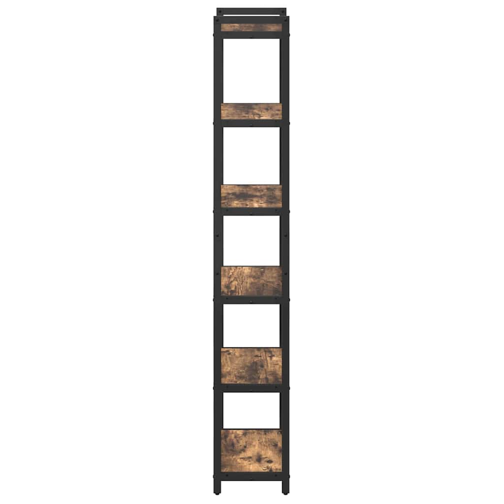 Bibliothèque Chêne fumé 40 x 30 x 188 cm Bois d'ingénierie - XIOS