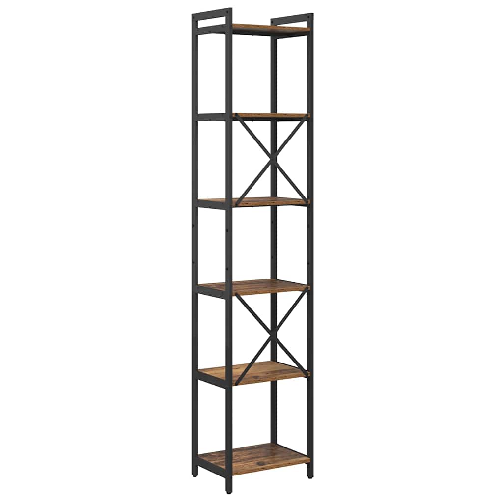 Bibliothèque Bois ancien 40 x 30 x 188 cm Bois d'ingénierie - XIOS