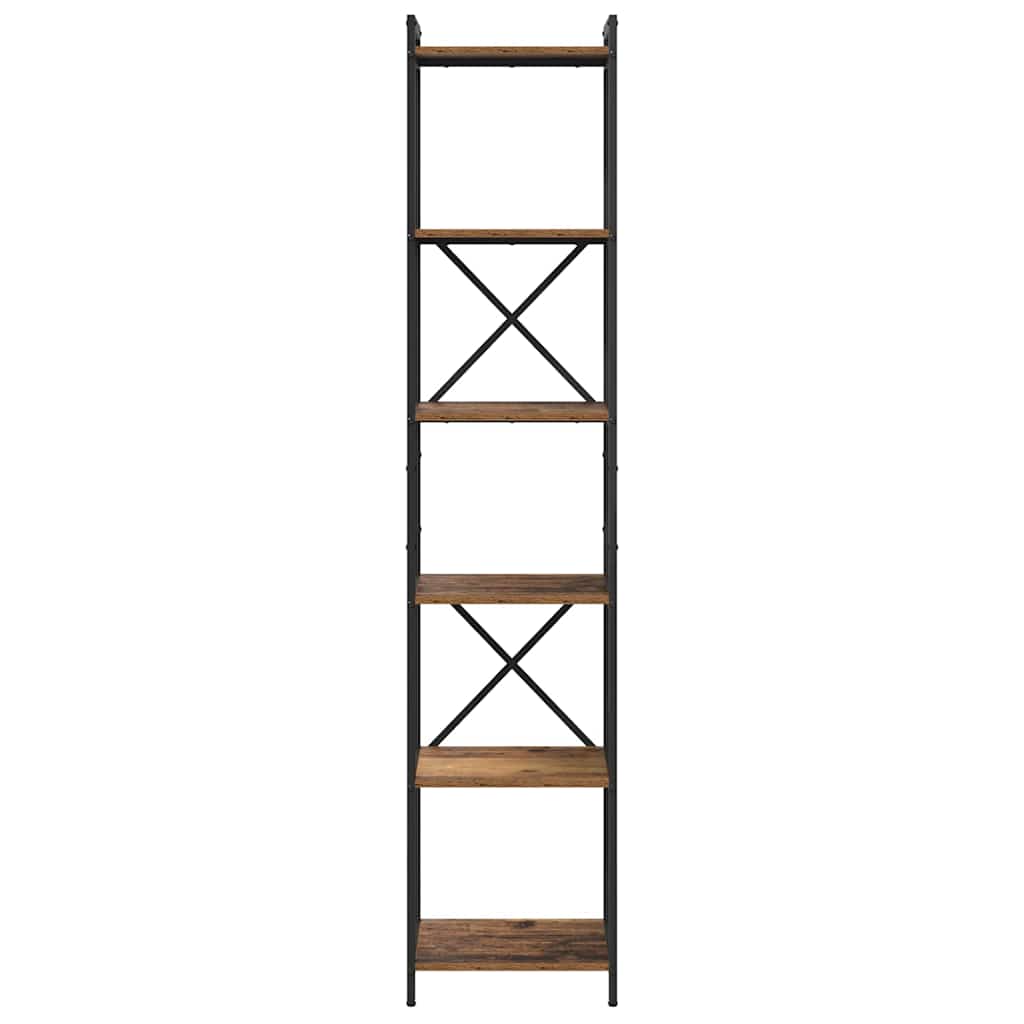 Bibliothèque Bois ancien 40 x 30 x 188 cm Bois d'ingénierie - XIOS
