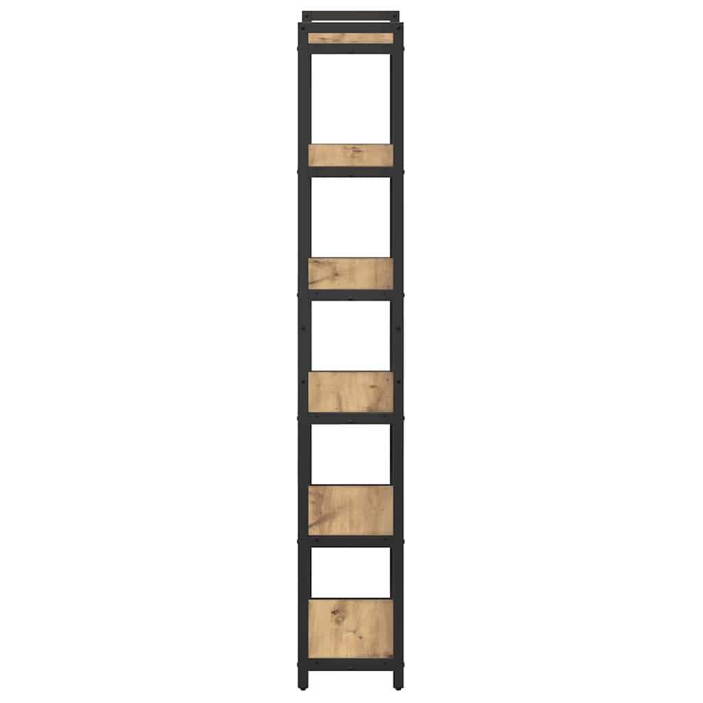 Bibliothèque chêne artisanal 40 x 30 x 188 cm Bois d'ingénierie - XIOS