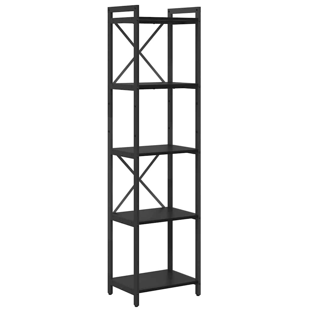Bibliothèque Chêne noir 40 x 30 x 153 cm Bois d'ingénierie - XIOS