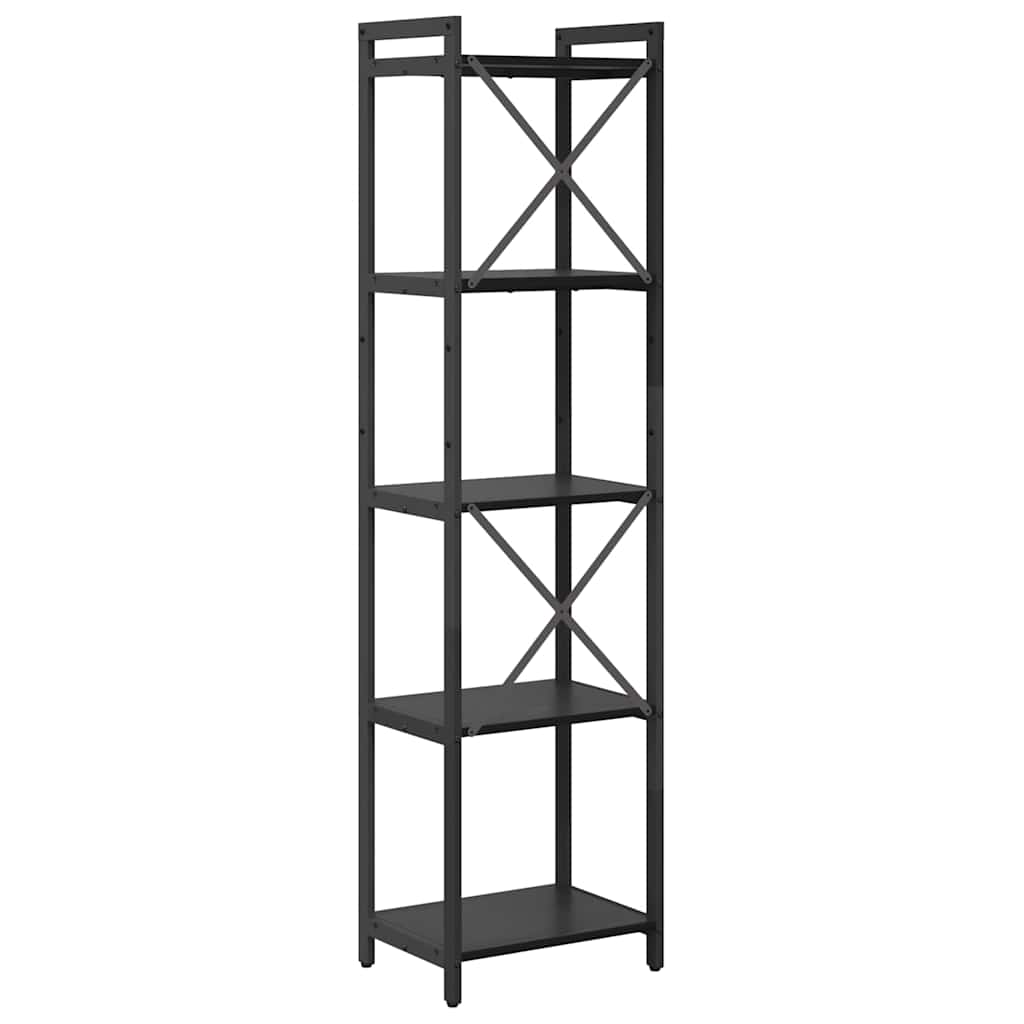 Bibliothèque Chêne noir 40 x 30 x 153 cm Bois d'ingénierie - XIOS