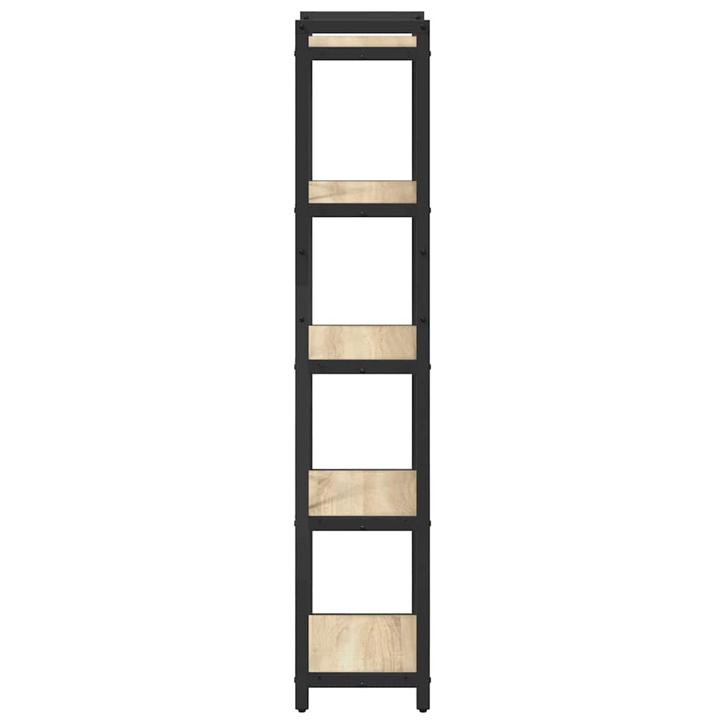Bibliothèque Chêne sonoma 40 x 30 x 153 cm Bois d'ingénierie - XIOS