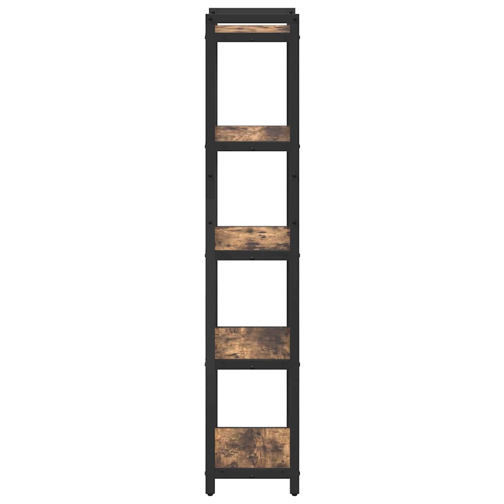 Bibliothèque Chêne fumé 40 x 30 x 153 cm Bois d'ingénierie - XIOS