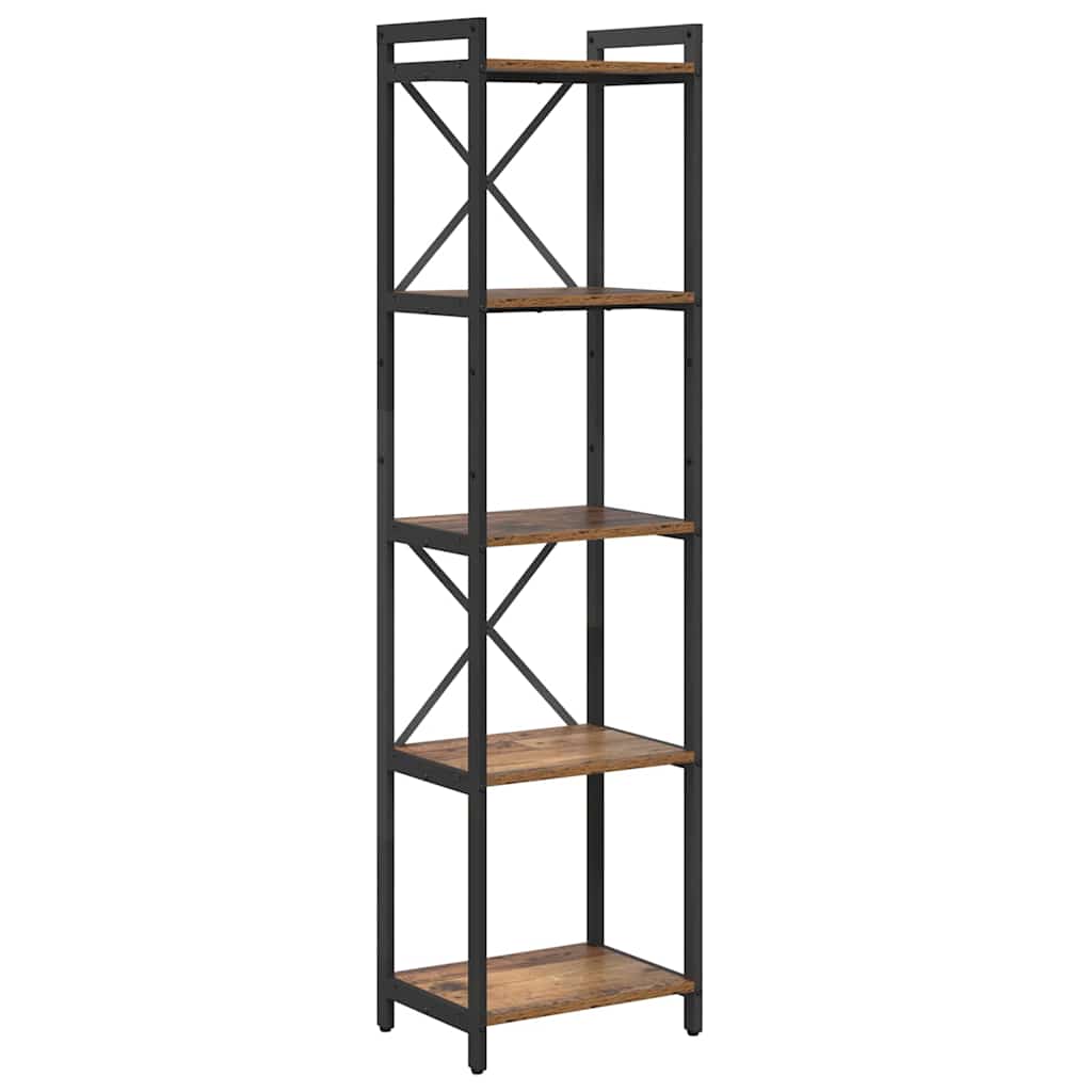 Bibliothèque Bois ancien 40 x 30 x 153 cm Bois d'ingénierie - XIOS