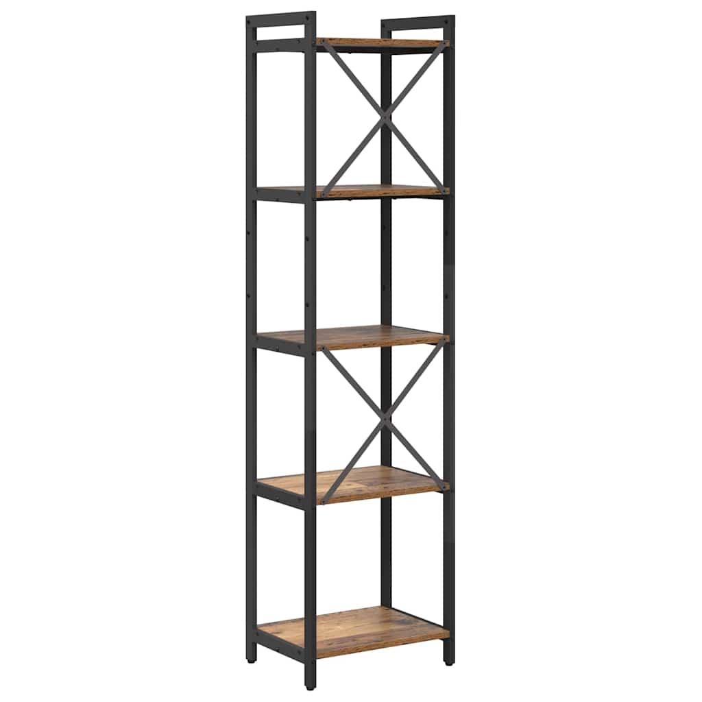 Bibliothèque Bois ancien 40 x 30 x 153 cm Bois d'ingénierie - XIOS