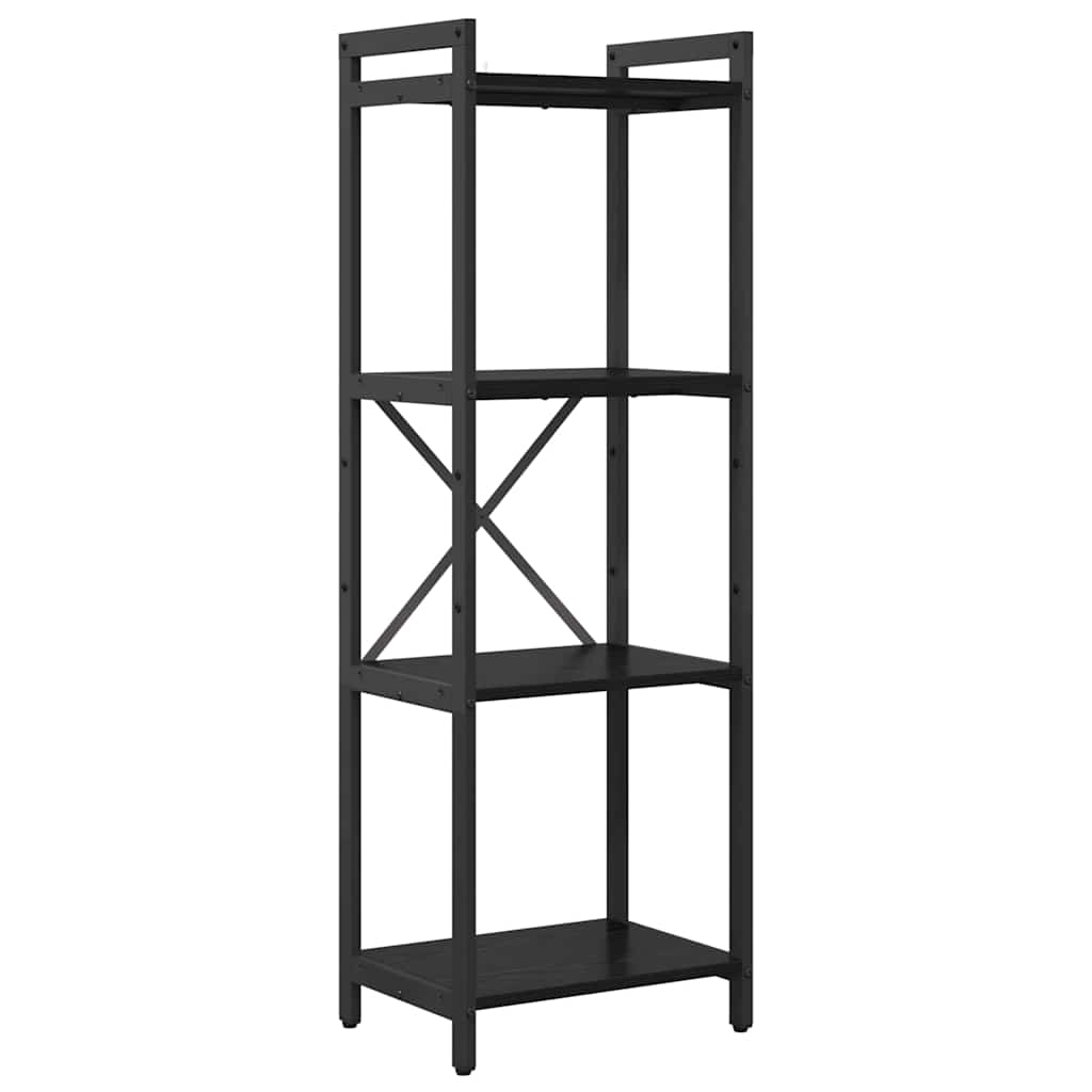 Bibliothèque Chêne noir 40 x 30 x 118 cm Bois d'ingénierie - XIOS