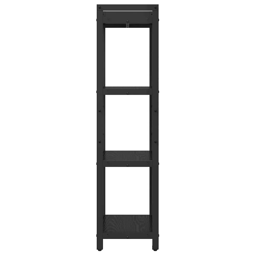 Bibliothèque Chêne noir 40 x 30 x 118 cm Bois d'ingénierie - XIOS