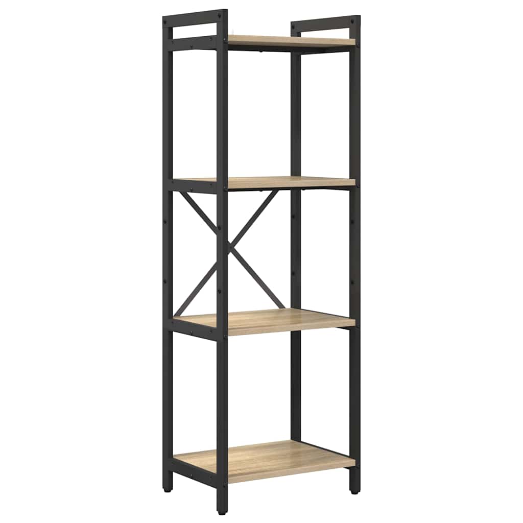 Bibliothèque Chêne sonoma 40 x 30 x 118 cm Bois d'ingénierie - XIOS