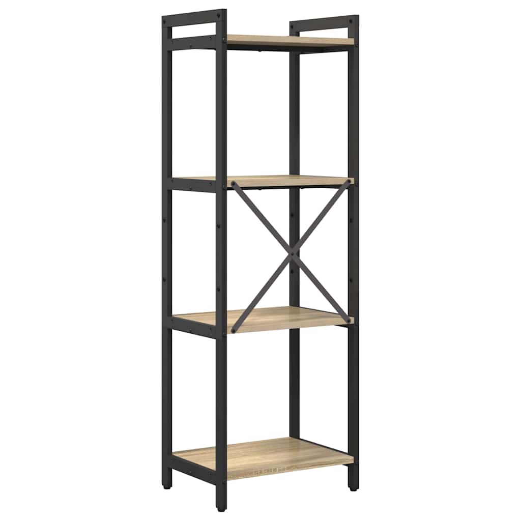 Bibliothèque Chêne sonoma 40 x 30 x 118 cm Bois d'ingénierie - XIOS