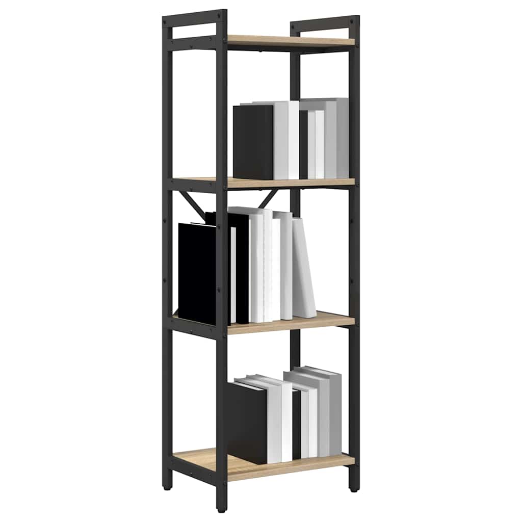 Bibliothèque Chêne sonoma 40 x 30 x 118 cm Bois d'ingénierie - XIOS