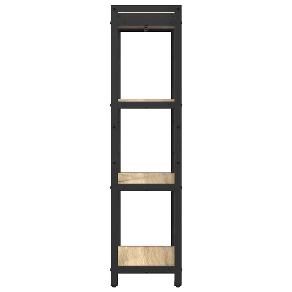 Bibliothèque Chêne sonoma 40 x 30 x 118 cm Bois d'ingénierie - XIOS