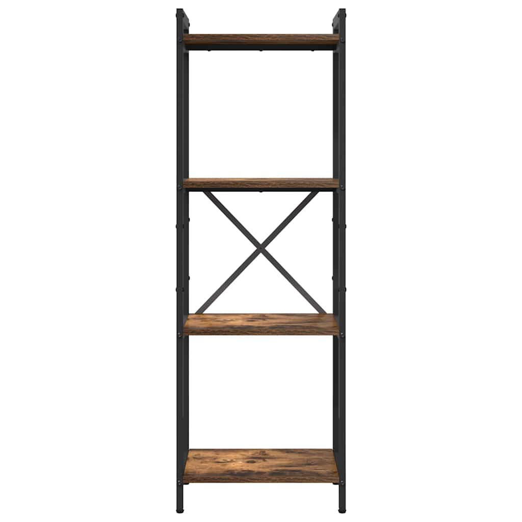 Bibliothèque Chêne fumé 40 x 30 x 118 cm Bois d'ingénierie - XIOS