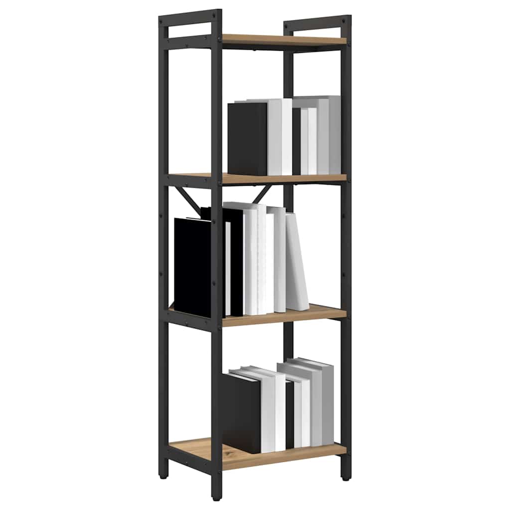 Bibliothèque chêne artisanal 40 x 30 x 118 cm Bois d'ingénierie - XIOS