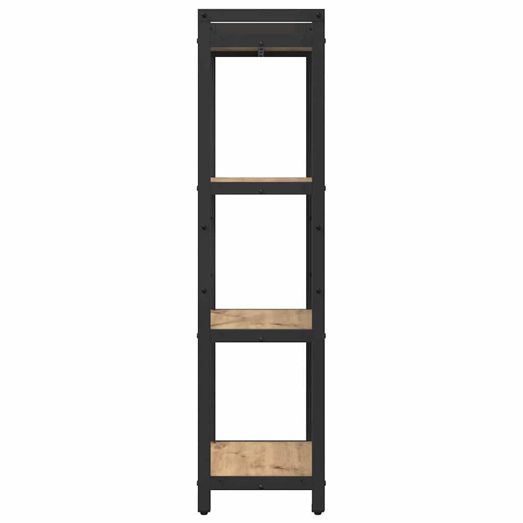 Bibliothèque chêne artisanal 40 x 30 x 118 cm Bois d'ingénierie - XIOS