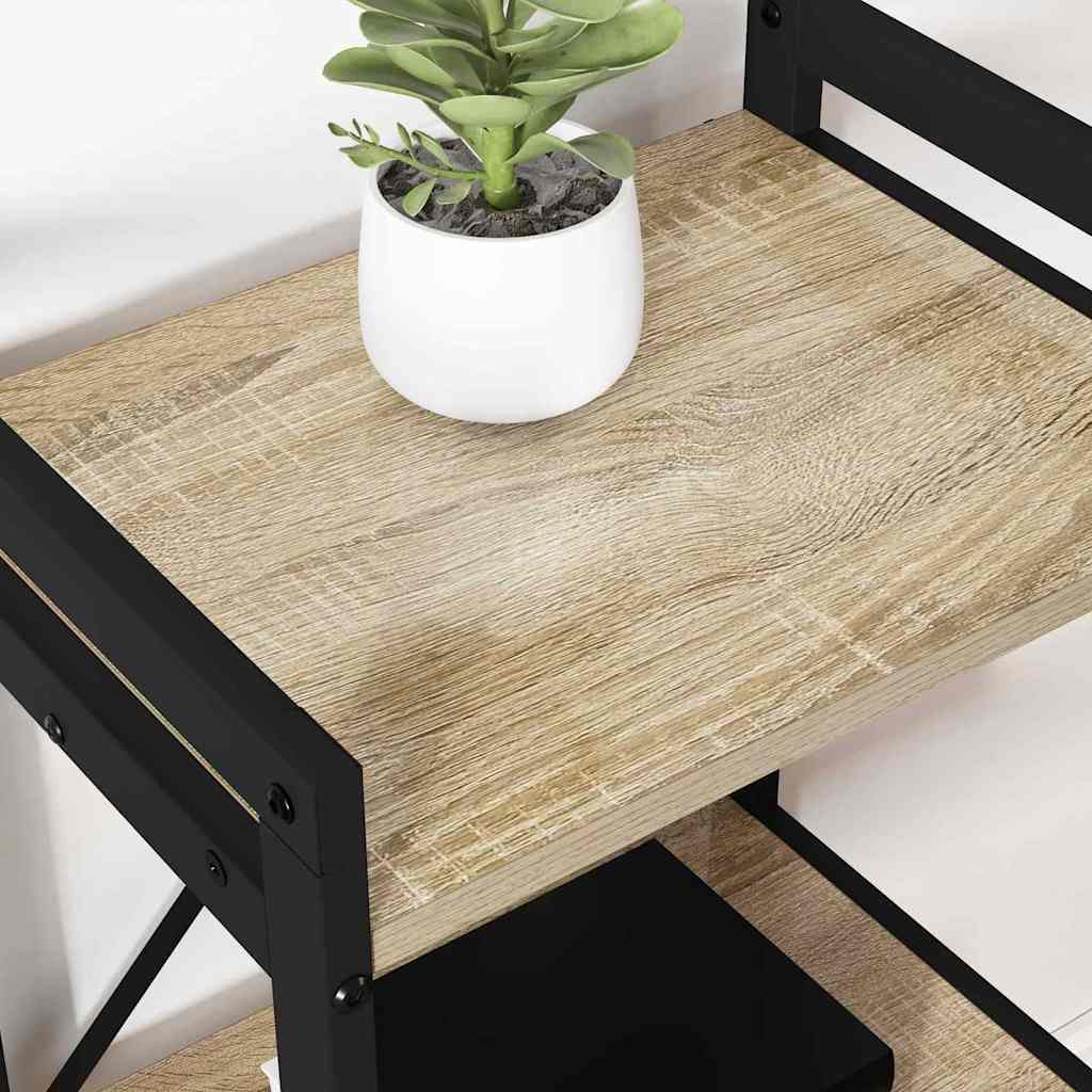 Bibliothèque Chêne sonoma 40 x 30 x 83 cm Bois d'ingénierie - XIOS