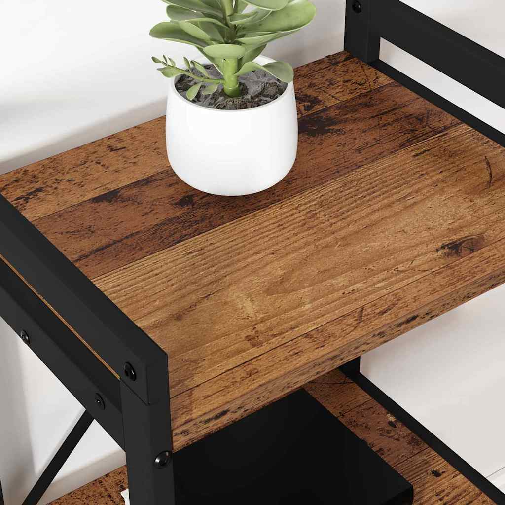 Bibliothèque Bois ancien 40 x 30 x 83 cm Bois d'ingénierie - XIOS