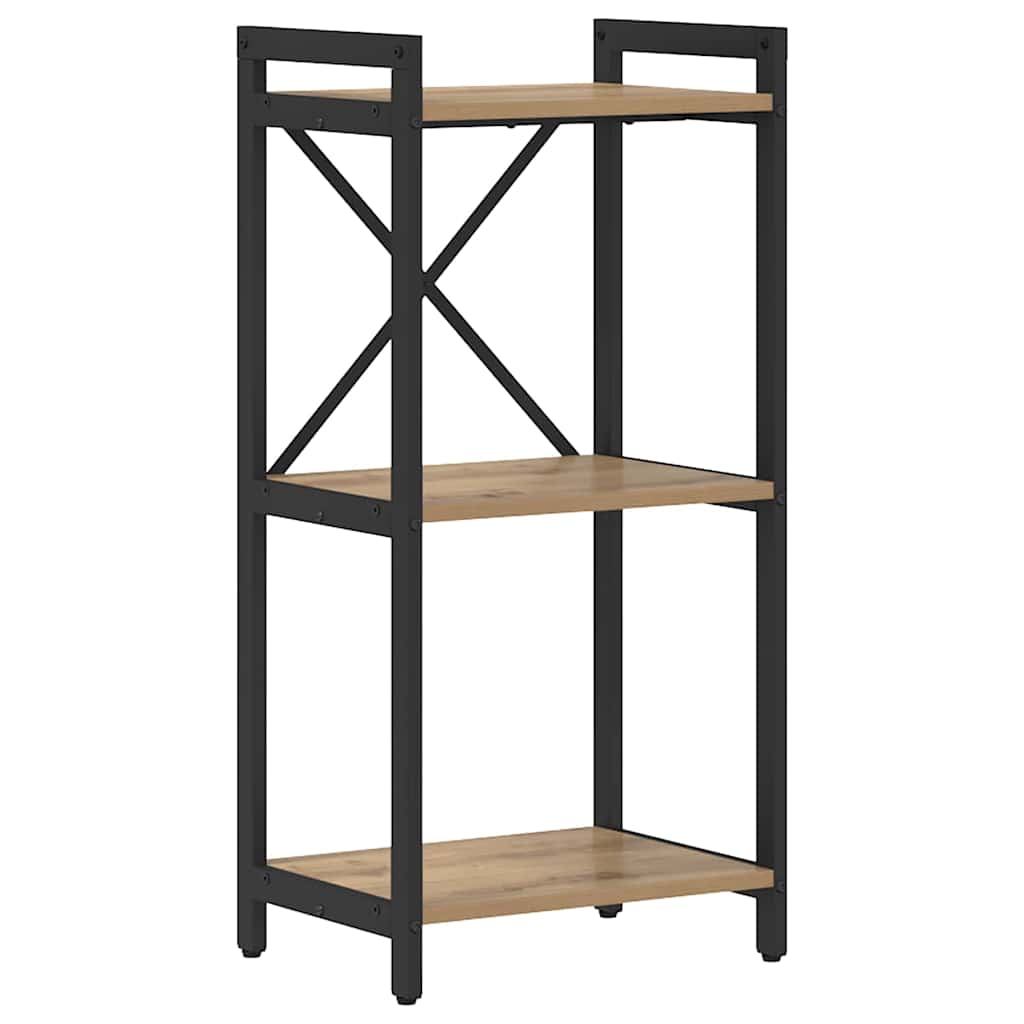 Bibliothèque chêne artisanal 40 x 30 x 83 cm Bois d'ingénierie - XIOS