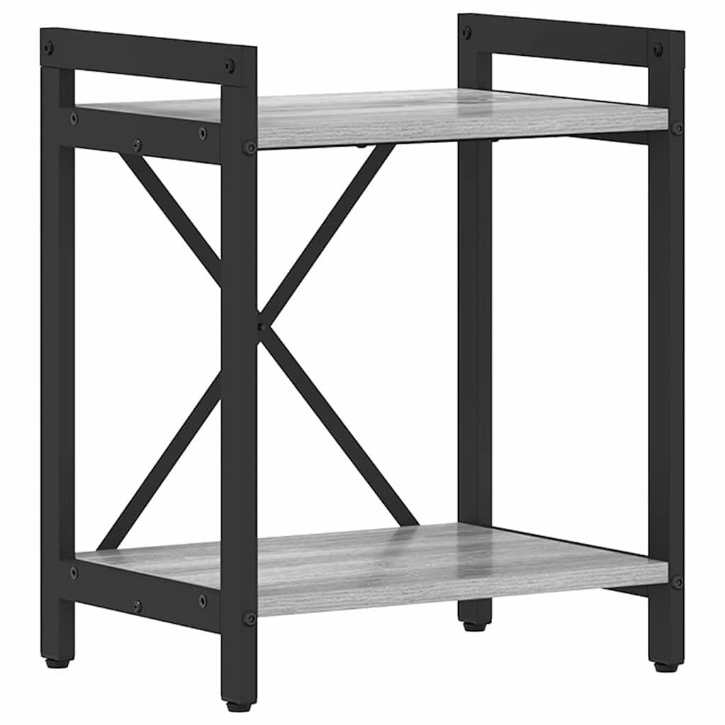 Bibliothèque Sonoma gris 40 x 30 x 48.5 cm Bois d'ingénierie - XIOS