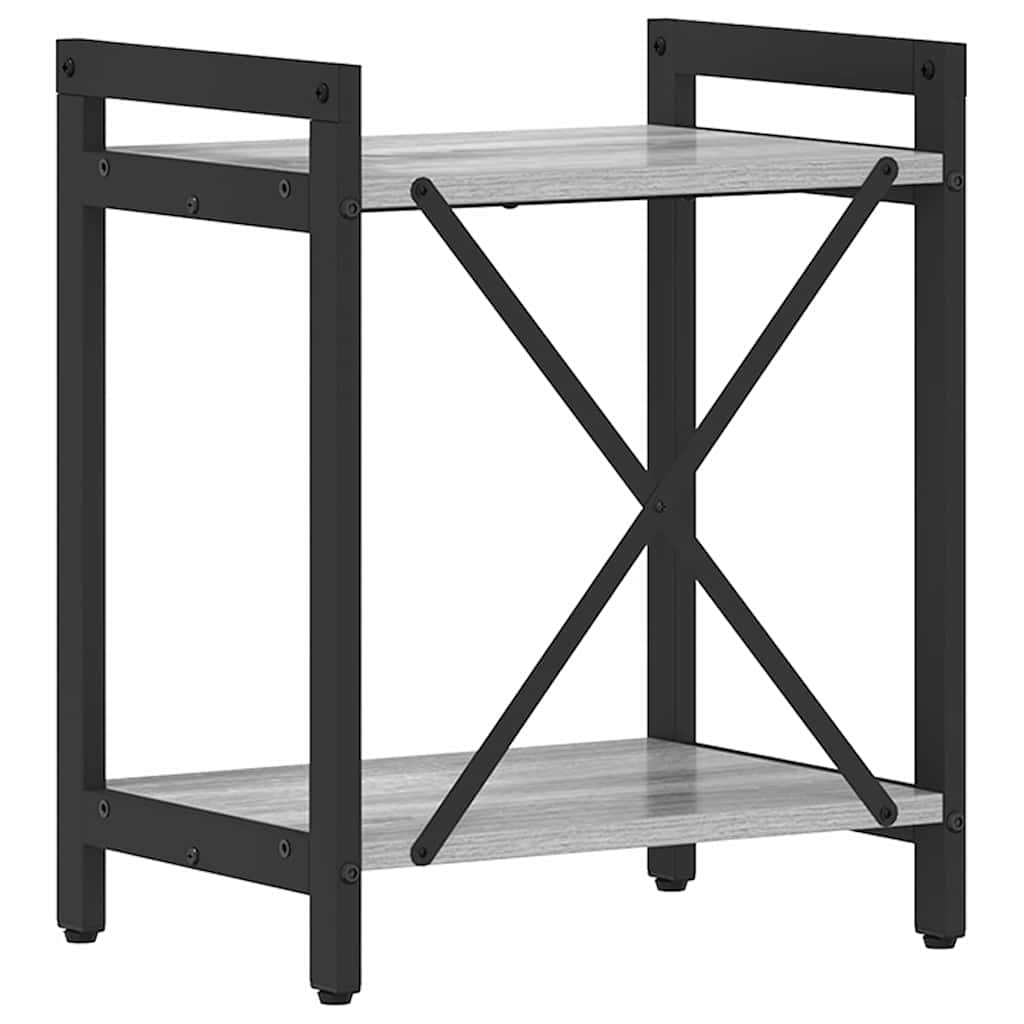 Bibliothèque Sonoma gris 40 x 30 x 48.5 cm Bois d'ingénierie - XIOS