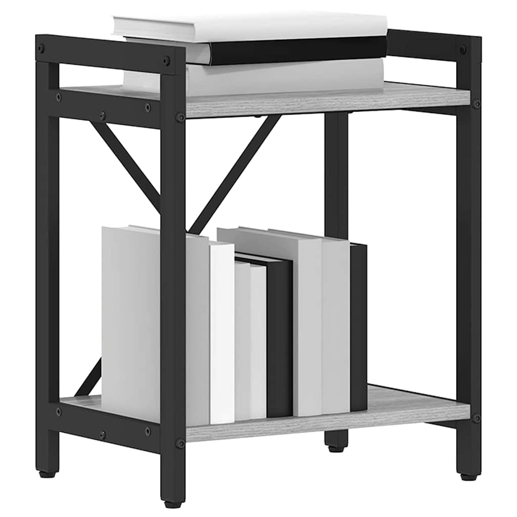 Bibliothèque Sonoma gris 40 x 30 x 48.5 cm Bois d'ingénierie - XIOS