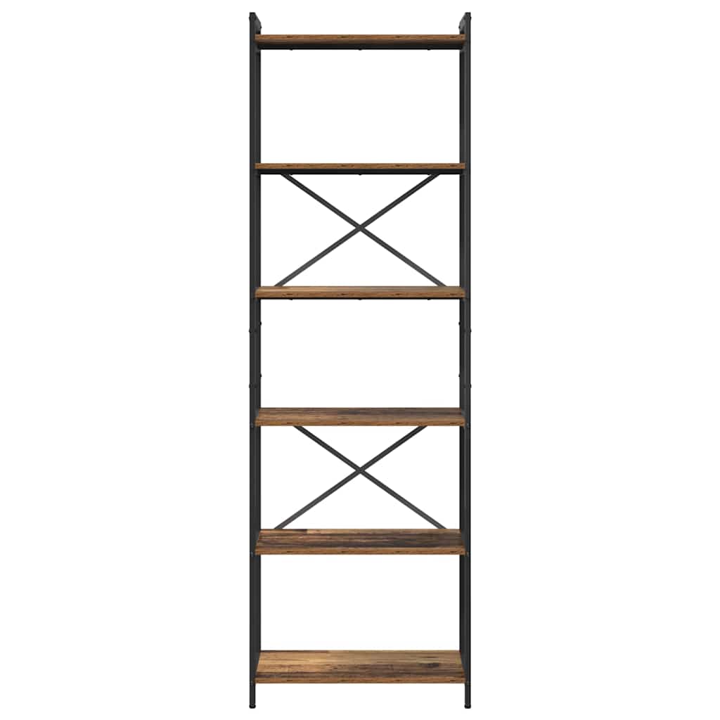 Bibliothèque Bois ancien 60 x 30 x 188 cm Bois d'ingénierie - XIOS