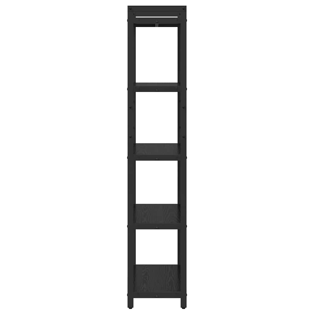 Bibliothèque Chêne noir 60 x 30 x 153 cm Bois d'ingénierie - XIOS