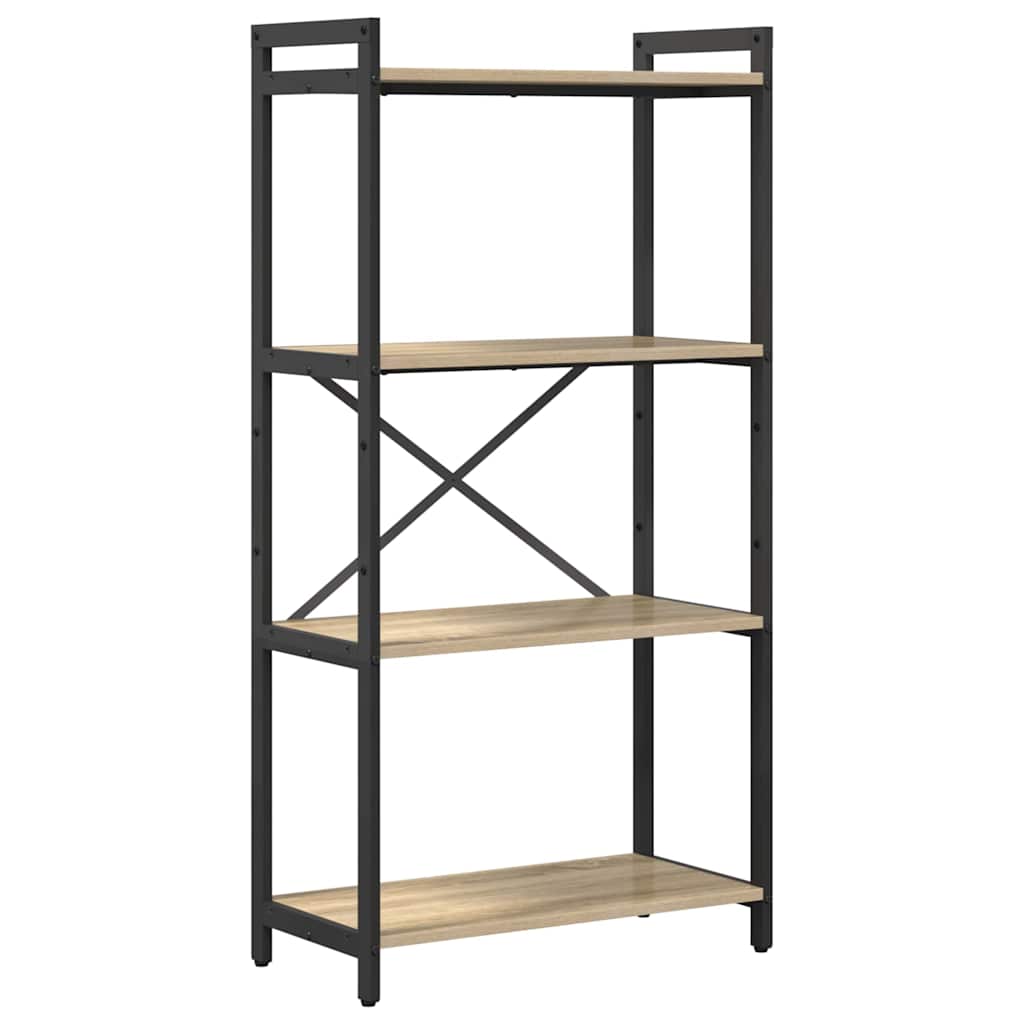 Bibliothèque Chêne sonoma 60 x 30 x 118 cm Bois d'ingénierie - XIOS