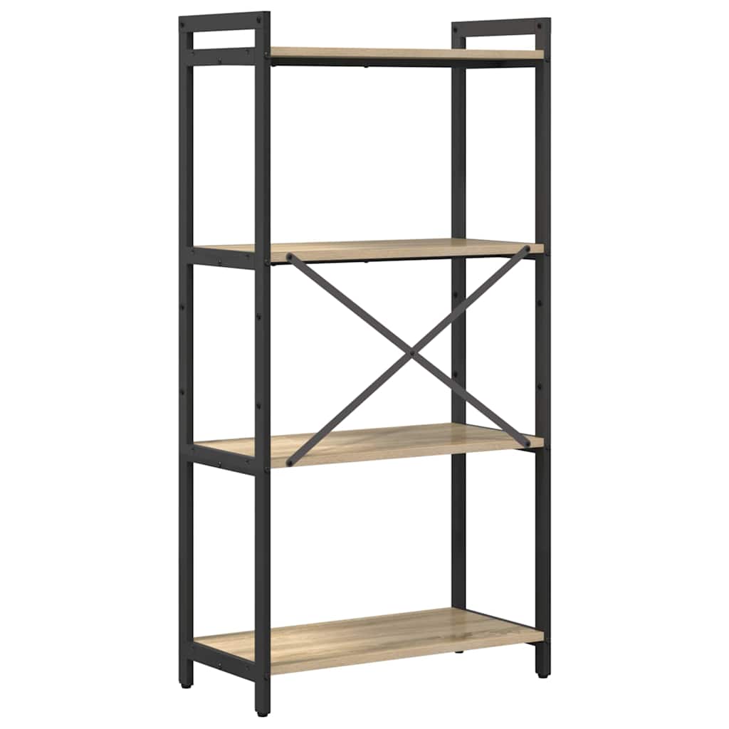 Bibliothèque Chêne sonoma 60 x 30 x 118 cm Bois d'ingénierie - XIOS