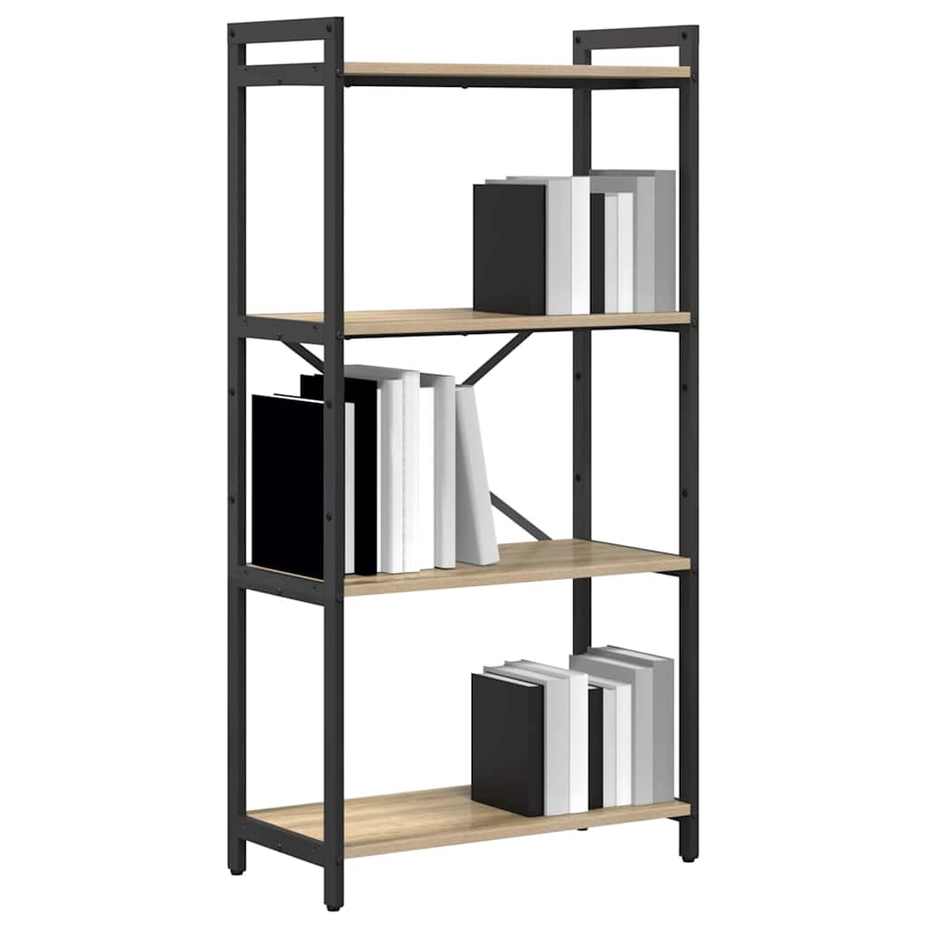 Bibliothèque Chêne sonoma 60 x 30 x 118 cm Bois d'ingénierie - XIOS