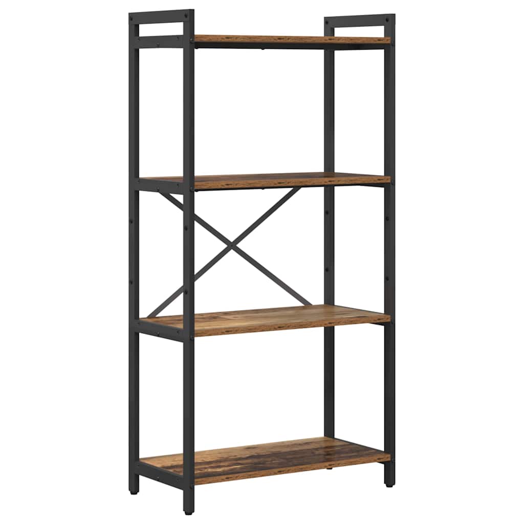 Bibliothèque Bois ancien 60 x 30 x 118 cm Bois d'ingénierie - XIOS