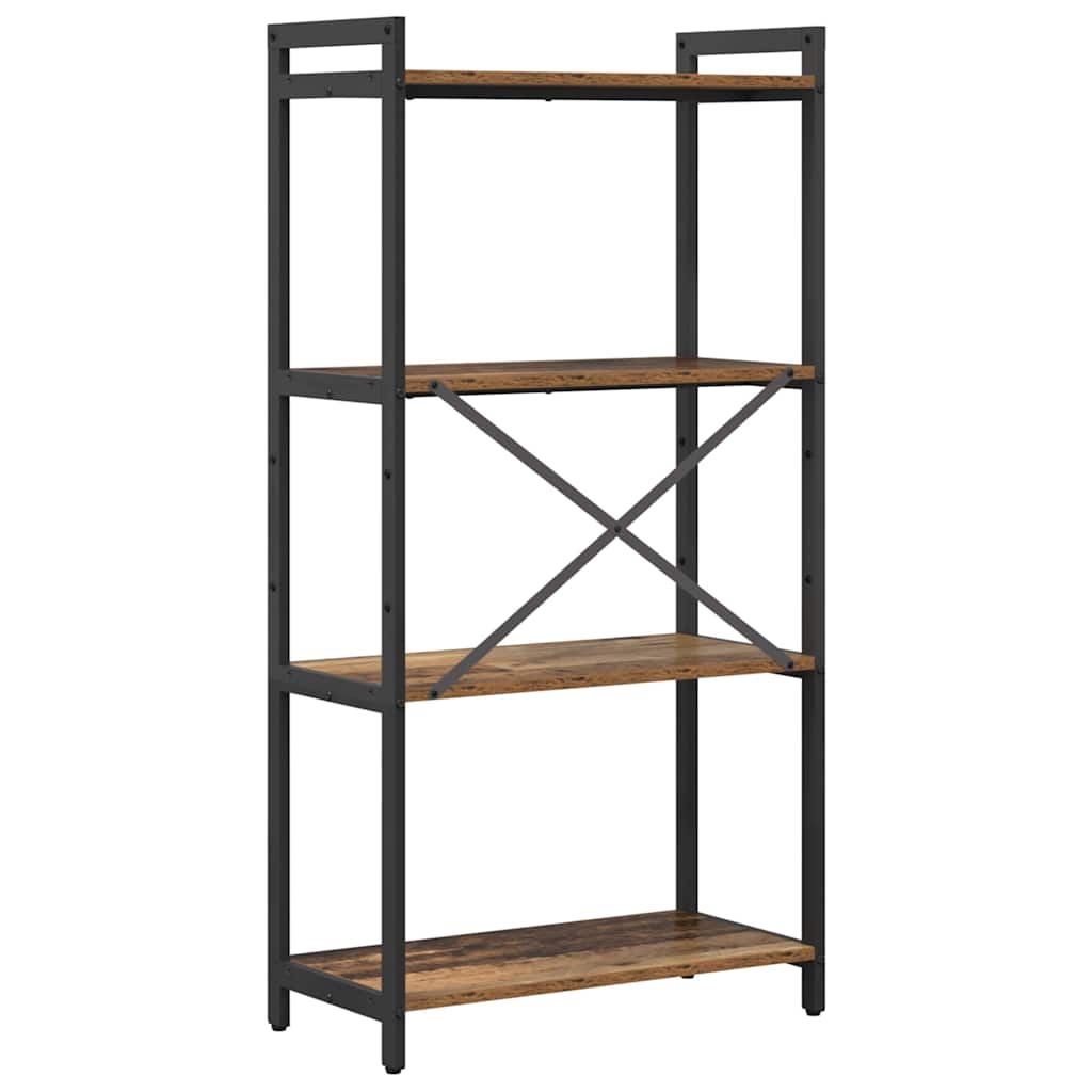 Bibliothèque Bois ancien 60 x 30 x 118 cm Bois d'ingénierie - XIOS