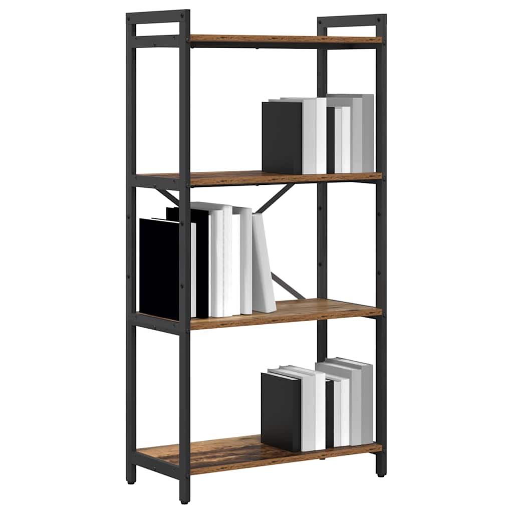 Bibliothèque Bois ancien 60 x 30 x 118 cm Bois d'ingénierie - XIOS